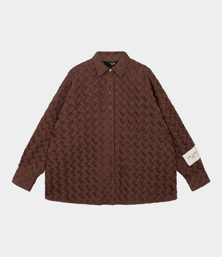 Alix the Label Pleated blouse warm brown