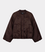 Alix the Label Nylon jacket deep brown