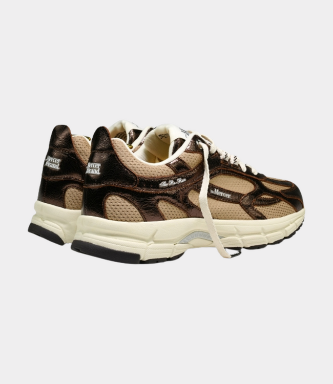 Mercer The Re-Run Cracked sneaker brown