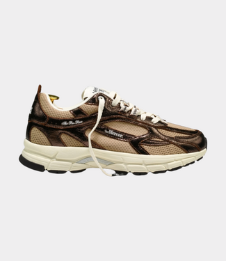 Mercer The Re-Run Cracked sneaker brown