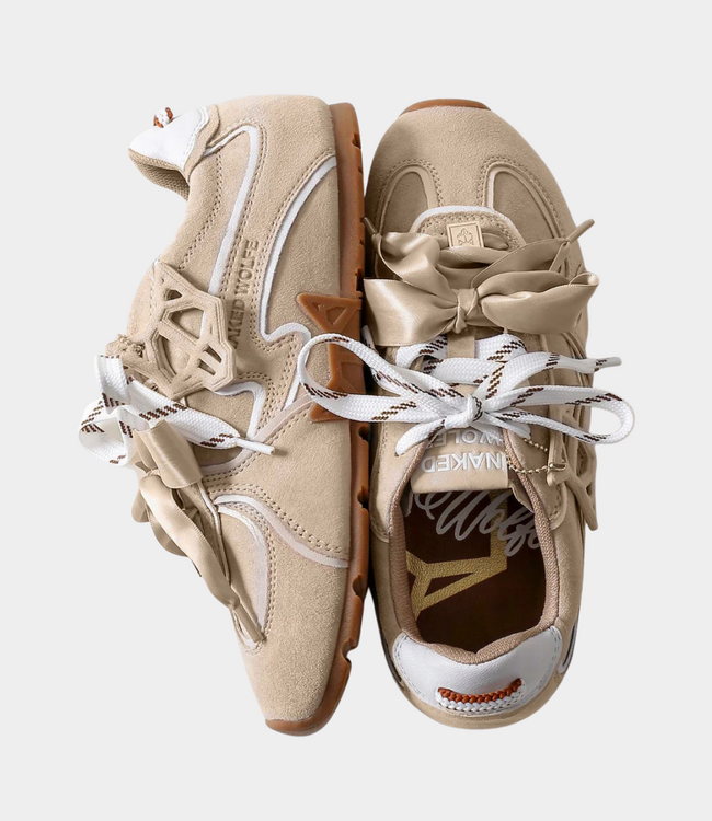 Naked Wolfe Adored shoe off white suede