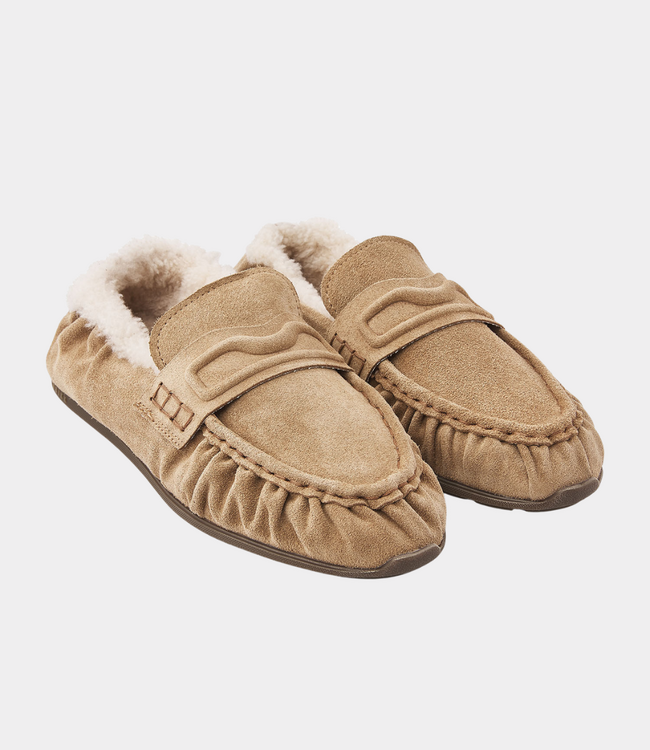 Nubikk Nubikk Riley mio fur shoe oak suede 21098403-20OS