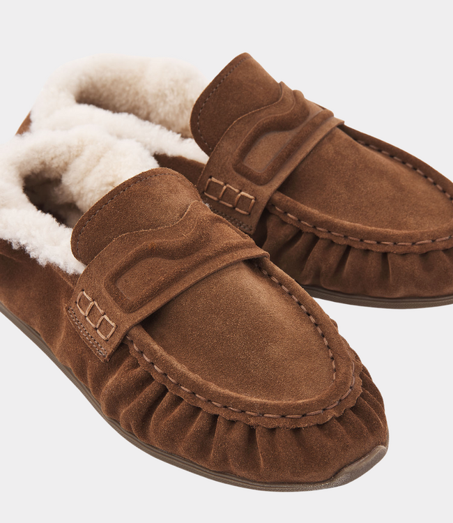 Nubikk Riley mio fur brown suede