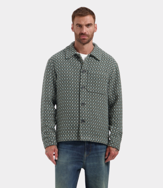 Dstrezzed Dstrezzed DS_Lino Golfball Overshirt Walnut 155514-277