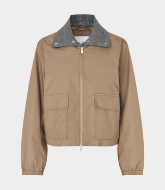 Samsoe Samsoe sabianco jacket 15923 lead gray