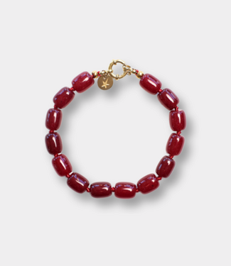 Bonnie Studios Phil Burgundy Bracelet