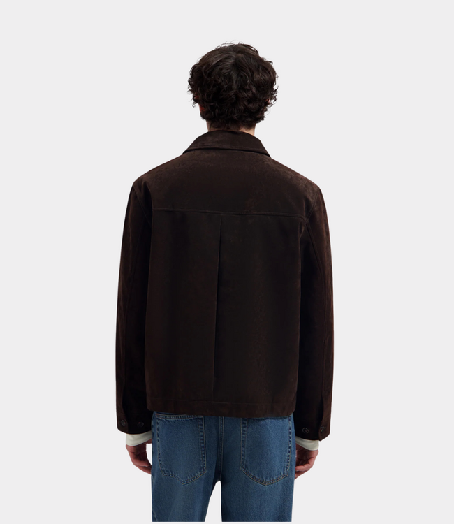 Olaf Suede Jacket Chocolate Plum