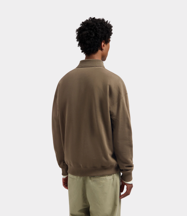Olaf Signature Oversized Polo  Chocolate Chip