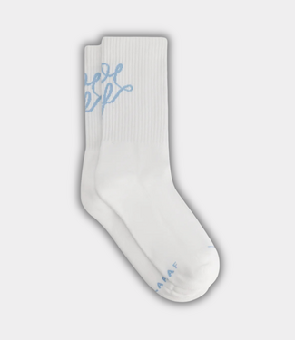 Olaf Monogram Logo Socks Optical White