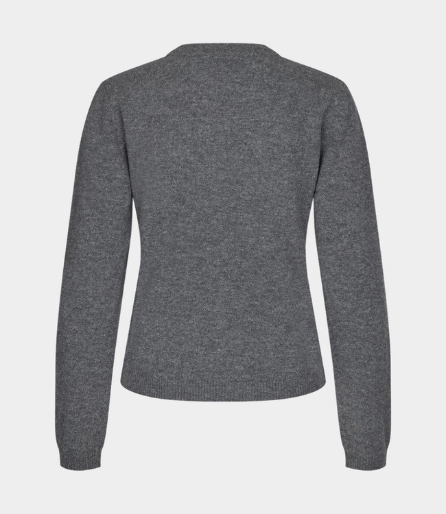 MbyM christin-m aurely knit dark grey melange