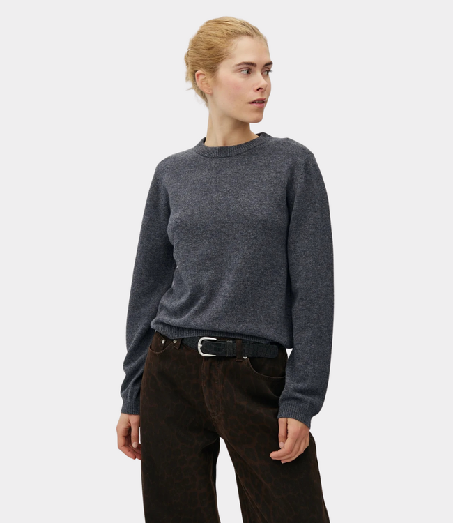 MbyM christin-m aurely knit dark grey melange