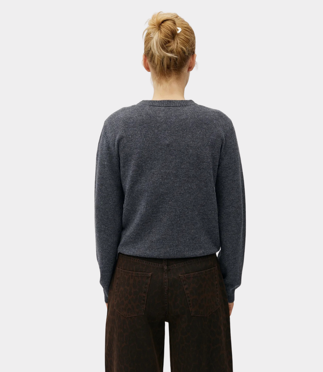 MbyM christin-m aurely knit dark grey melange