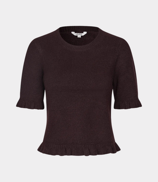 MbyM carla frill chagall knit deep purple melange