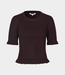 MbyM carla frill chagall knit deep purple melange