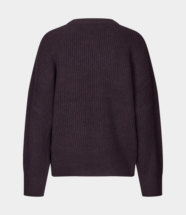 MbyM gillian shyla knit dark deep purple