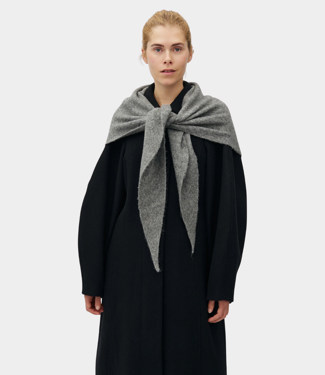 MbyM MbyM sevyn-m oaklyn scarf medium grey melange 65041356-H50