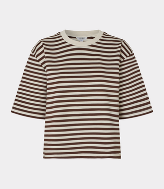 MbyM emrys-m betsy stripe t-shirt java sugar stripe