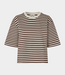 MbyM emrys-m betsy stripe t-shirt java sugar stripe