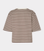 MbyM MbyM emrys-m betsy stripe t-shirt java sugar stripe 56589020-T25