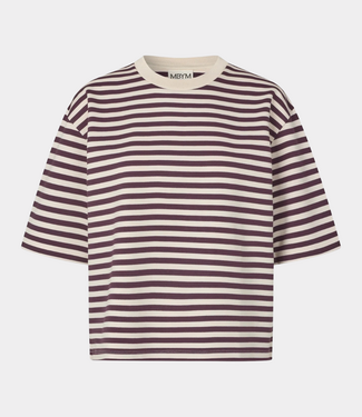 MbyM emrys-m betsy stripe t-shirt purple sugar stribe