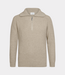 Profuomo Pullover half zip beige