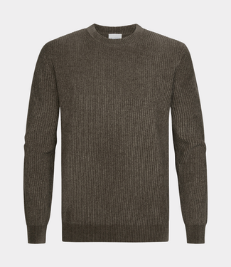 Profuomo Pullover crewneck brown