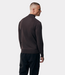 Genti Turtle zip knit ls red aubergine