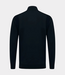 Genti Turtle zip knit ls navy