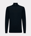 Genti Turtle zip knit ls navy