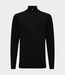 Genti Turtle zip knit ls black
