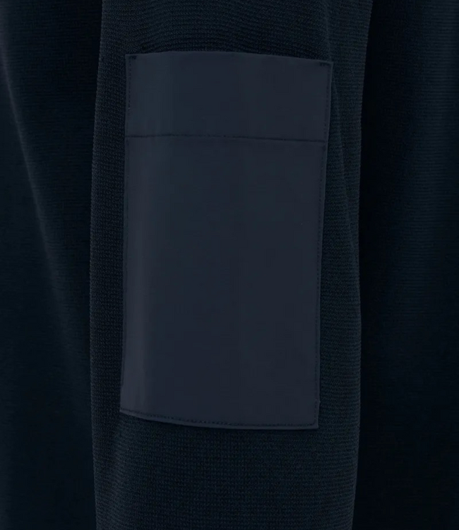 Genti Round neck knit ls navy