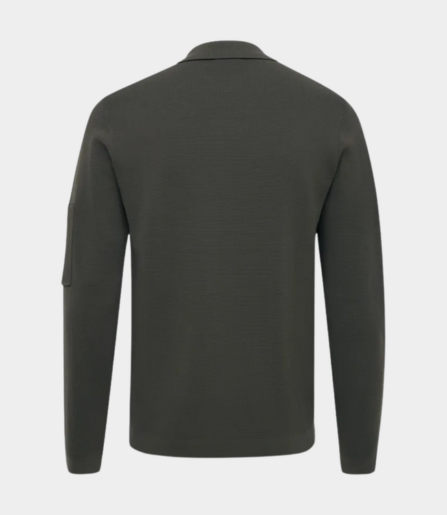 Genti Genti Polo zip ls green K5117-3258-072