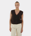 TWNS ss buttoned cardigan chocolate