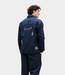 Foret berry herringbone embroidery overshirt navy