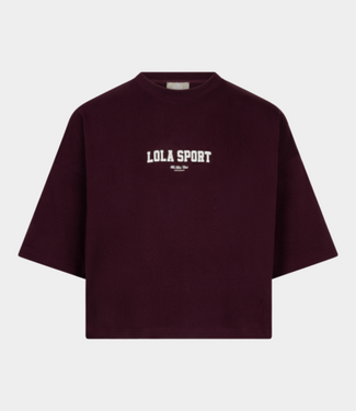 The Lola Club stella ss tee mulberry wine