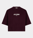 The Lola Club The Lola Club stella ss tee mulberry wine Stella-003-mulberry