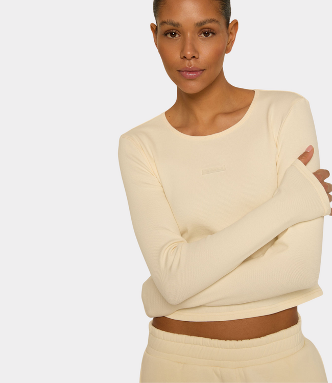The Lola Club isabella ls tee vanilla