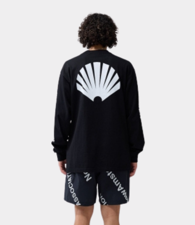 New Amsterdam Logo longsleeve tee black