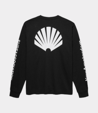 New Amsterdam Logo longsleeve tee black
