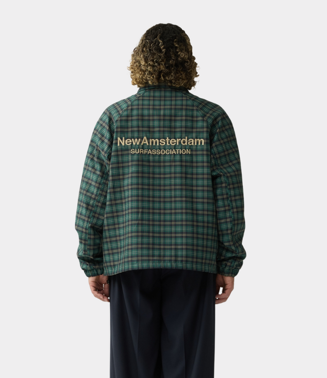 New Amsterdam New Amsterdam coach jacket green check 2602008002
