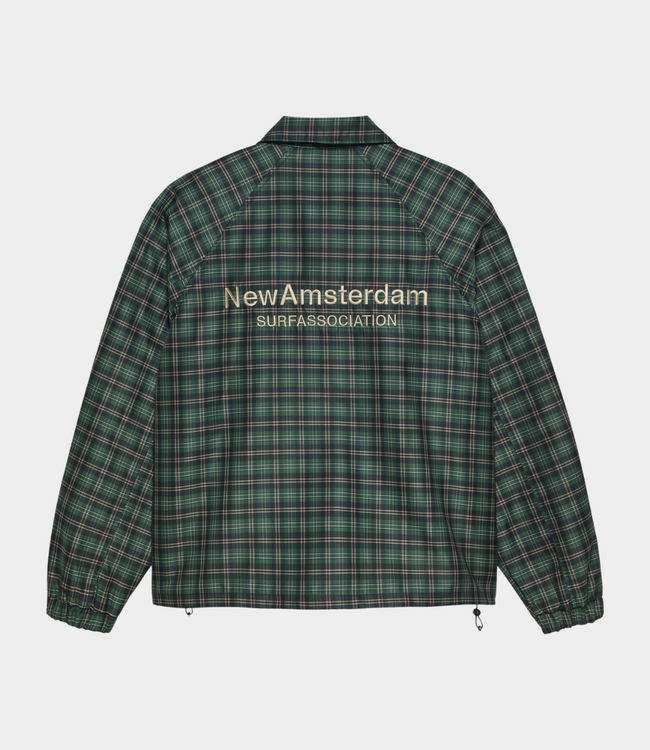 New Amsterdam New Amsterdam coach jacket green check 2602008002