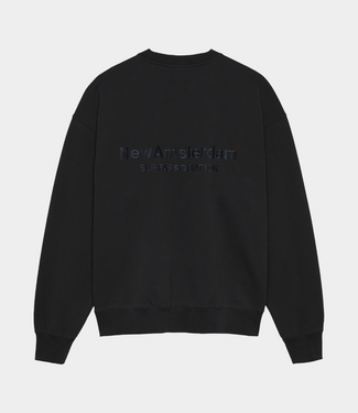 New Amsterdam logo crewneck black/night sky