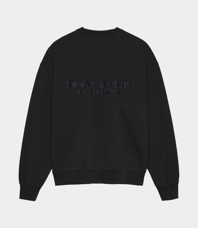 New Amsterdam logo crewneck black/night sky