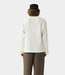 New Amsterdam logo longsleeve waffle white