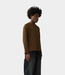 New Amsterdam logo longsleeve waffle brown