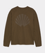 New Amsterdam logo longsleeve waffle brown
