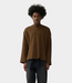 New Amsterdam New Amsterdam logo longsleeve waffle brown 2602092001