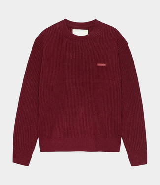 New Amsterdam knitted crewneck burgendy