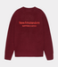 New Amsterdam knitted crewneck burgendy