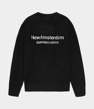 New Amsterdam knitted crewneck black